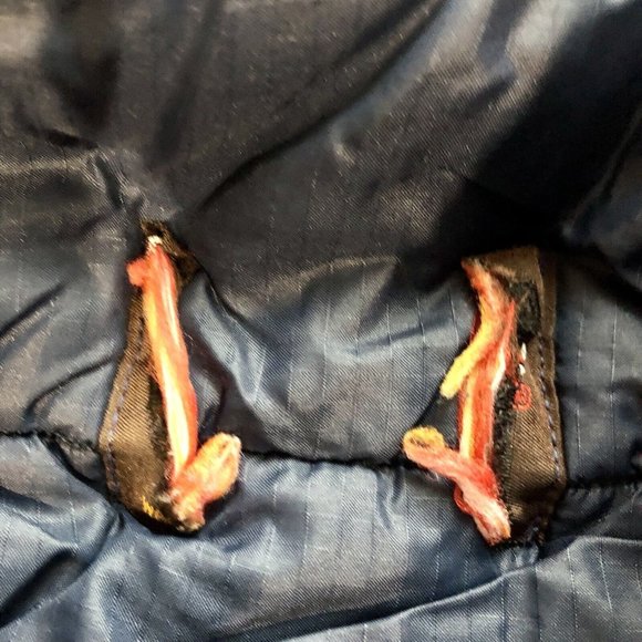 Vintage Puffer Vest Mens S Used Blue Insulated - Picture 6 of 9